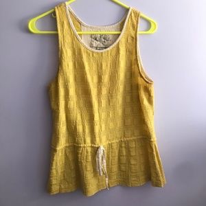 Ace & Jig yellow top S GUC